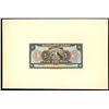 Image 1 : Haiti, Banque Nationale, 1 gourde front and back proofs, 12-4-1919.
