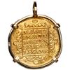 Image 2 : Holland, United Netherlands, gold ducat, 1729, ex-Vliegenthart (1735), mounted knight-side out in 14