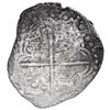 Image 2 : Potosi, Bolivia, cob 8 reales, Philip III, assayer not visible, Grade 3.