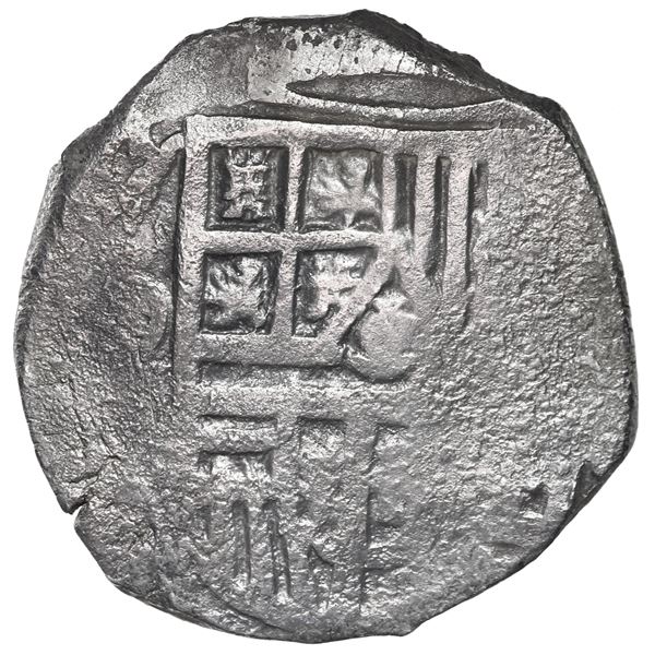 Mexico City, Mexico, cob 8 reales, 1624/3 D, rare.