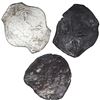 Image 2 : Lot of three Mexico City, Mexico, cob 8 reales, Philip IV, assayers not visible.