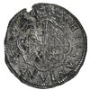 Image 2 : Seville, Spain, milled 2 reales "pistareen," Philip V, 1722 J, rare provenance.
