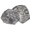 Image 1 : Lot of two Mexico City, Mexico, cob 4 reales, Philip V, assayer F (where visible).