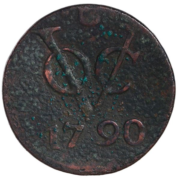 Utrecht, Dutch East India Co. (VOC), copper duit, 1790.