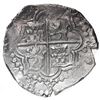Image 2 : Potosi, Bolivia, cob 8 reales, Philip III, assayer R (curved leg).