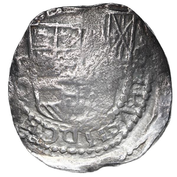 Potosi, Bolivia, cob 8 reales, Philip III, assayer Q.