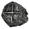 Image 2 : Potosi, Bolivia, cob 1 real, Philip IV, assayer E (1651-2), rare.