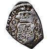 Image 2 : Guatemala, cob 1/2 real, Philip V, 1744 (J), denomination "1/2."
