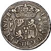 Image 2 : Guatemala, pillar 2 reales, Charles III, 1759 P, NGC XF 40, ex-Norweb, ex-Johnson.