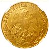 Image 2 : Culiacan, Mexico, gold 8 escudos, 1869 CE, NGC XF 45.