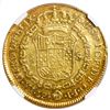 Image 2 : Lima, Peru, gold bust 8 escudos, Charles IV transitional (bust of Charles III, ordinal IV), 1791 IJ,