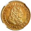 Image 1 : Madrid, Spain, gold bust 2 escudos, Philip V, 1734 JF, NGC AU details / obv cleaned, finest and only