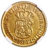 Image 2 : Madrid, Spain, gold bust 2 escudos, Philip V, 1734 JF, NGC AU details / obv cleaned, finest and only