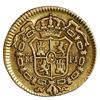 Image 2 : Madrid, Spain, gold bust 1/2 escudo, Charles III, 1776 PJ.