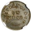 Image 2 : Caracas, Venezuela, copper-nickel token 1 real, Cafe Espagnol Caracas / B. Bonfante & Co., (ca. 1850