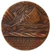 Image 2 : Germany, bronze medal for the sinking of the Lusitania on "5 Mai 1915" (error date), with designer's