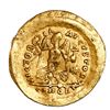 Image 2 : Byzantine Empire, AV tremissis, Theodosius II, 402-450 AD.