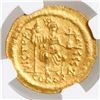 Image 2 : Byzantine Empire, AV solidus, Justin II, 565-578 AD, Constantinople mint, NGC MS, strike 5/5, surfac
