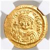 Image 1 : Byzantine Empire, AV solidus, Maurice Tiberius, 582-602 AD, Constantinople mint, NGC MS, strike 4/5,