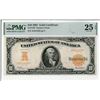 Image 1 : 1907 $10 Gold Certificate Bank Note PMG 25 Very Fine EPQ