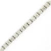 Image 1 : 18k White Gold 3.48 ctw Diamond Line Tennis Bracelet