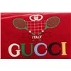 Image 5 : Gucci Red GG Embroidered Canvas Tennis Backpack