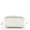 Image 3 : SaLouis Vuittonatore Ferragamo Fiamma Satchel Laser Cut Leather Medium White