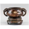 Image 1 : Chinese Bronze Beast Censer with Xuande Mark