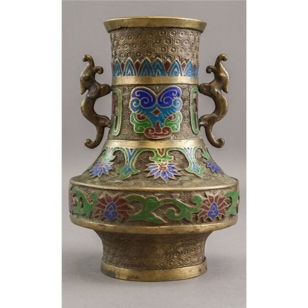 Japanese Bronze Vase