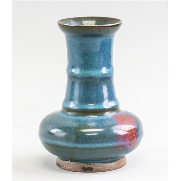Chinese Red and Blue Junyao Porcelain Vase
