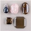 Image 1 : Lot of Five Assorted Jewellery Stones
