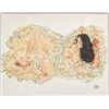 Image 1 : Austrian Watercolor on Paper Signed Egon Schiele