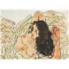 Image 2 : Austrian Watercolor on Paper Signed Egon Schiele