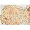 Image 3 : Austrian Watercolor on Paper Signed Egon Schiele