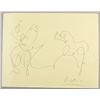 Image 1 : Spanish Ink on Paper Signed Picasso