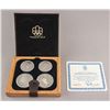 1976 XXI Montreal Olympiad Silver Proof Set COA
