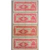 Image 2 : Lot of 4 Republic of China 10 Yuan Bills 1940