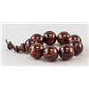 Chinese Huanghuali Wood Round Bead Bracelet