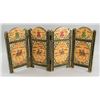 Image 1 : Indian Wood Handpainted Mini Table Screen