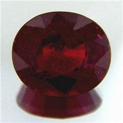 APPRAISED $4370 Genuine Blood DEEP Red Natural Ruby 4.37ct  (JEW-407)