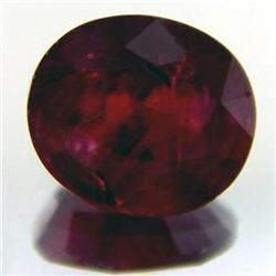 APPRAISED $2520 Genuine Blood DEEP Red Natural Ruby 1.26ct (JEW-395)