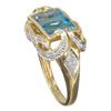 Image 2 : 10K Gold 2.8ct Ladies Sky Blue Topaz Ring  (JEW-286)