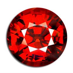 0.35ct. Blazingly Gorgeous Round Red Garnet 4mm (GMR-0168)
