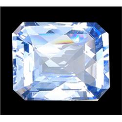 28.65ct AAA Emerald Checker Cut Top Sky Blue Topaz (GEM-15059)