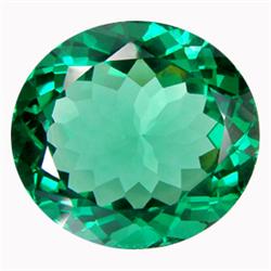 60.60ct Very Flashing Oval Cut Green Amethyst (GEM-14911)