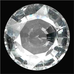 1.90ct Twinkling Round Genuine White Aquamarine Brazil (GEM-14844)