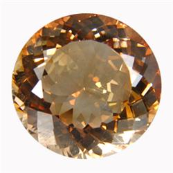 54.75ct Museum Huge Fine Rare Round Cut Imperial Topaz FLAWLESS (GEM-14709)