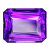 Image 1 : 26.4ct First Class Ememrald Cut Top Purple Amethsyt Gem (GEM-14497)