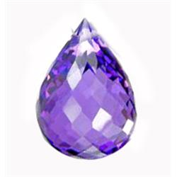 36.95ct Lovely Purple Briolette Amethyst Brazil (GEM-14376)