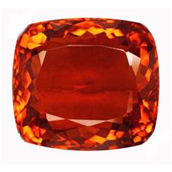 231.5ct Fantastic Reddish Orange Cushion Citrine Brazil (GEM-14225)